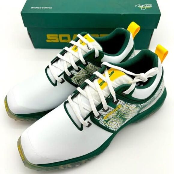 SQAIRZ Limited Edition Sir Nick Faldo Augusta 11 Men’s Golf Shoes, Size 10.5 NIB main image 2